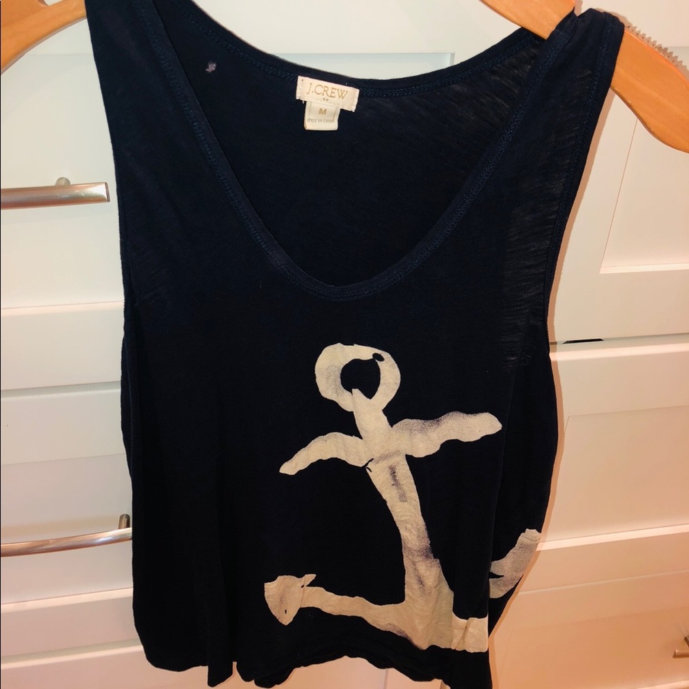 Navy blue with anchor